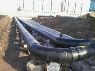 426*7 熱力直埋聚乙烯外護套夾克保溫管 聚氨酯管道報價_環保/保溫/密封/防水防火材料_保溫材料_保溫管_產品庫_中國環保在線